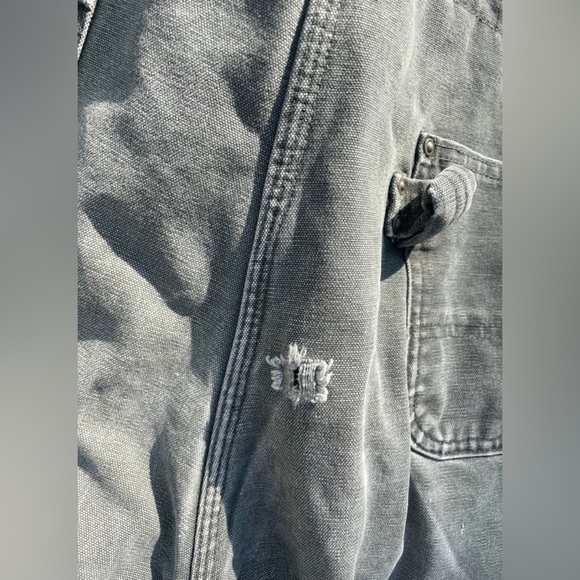 VERY RARE VTG Moss Green Carhartt Overalls - Picture 6 of 7